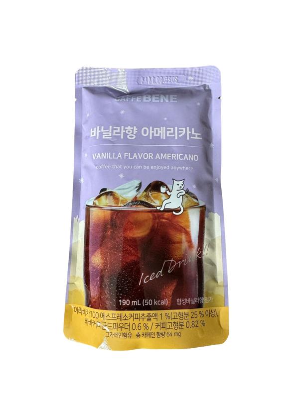 Caffe Bene 190ml Iced Drinks Pouch, choose from coffee or fruity flavours 5