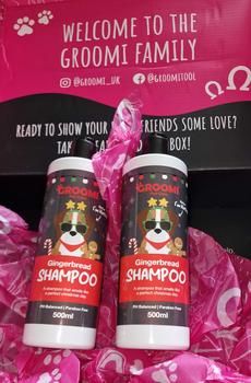 Product Review of Groomi Pet Care | Gingerbread Shampoo | For Dogs | Made in the UK | Vegan friendly | PH Balanced | Paraben Free | 30 day return Policy | Soothing & Nourishing | 500ml Bottle | from K**y 0
