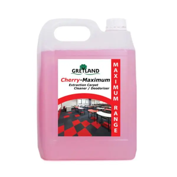 Greyland Cherry Maximum Carpet Shampoo - 5L | Professional Grade Carpet Cleaner