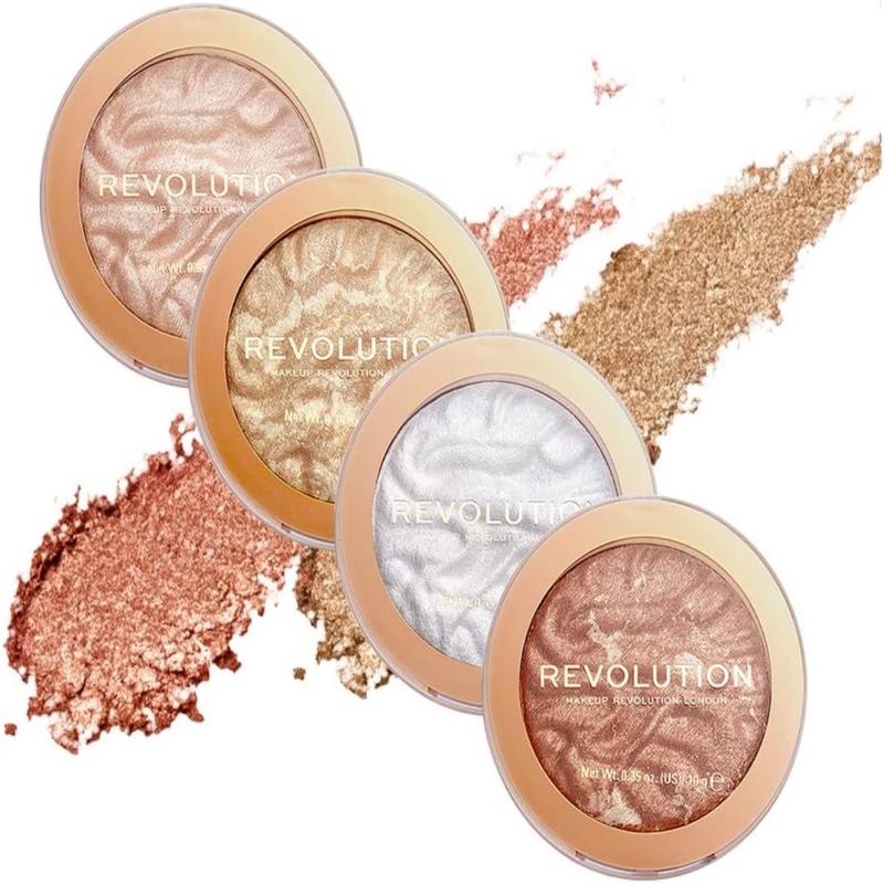 Makeup Revolution Highlight Reloaded, Highly Pigmented, Shimmer Glow Finish Face Makeup, Just My Type, 10g 2