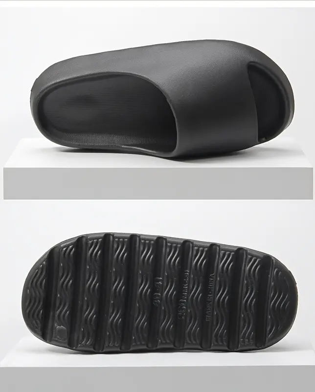 Unisex soft slippers, comfortable indoor/outdoor slippers sandals, non-slip textured design, fashion footwear 6