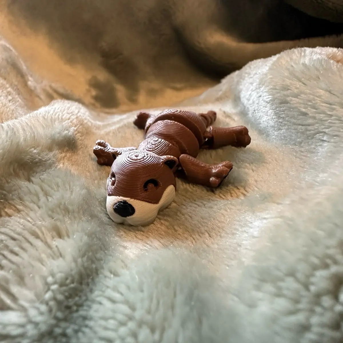 Articulated 3D Otter Fidget
