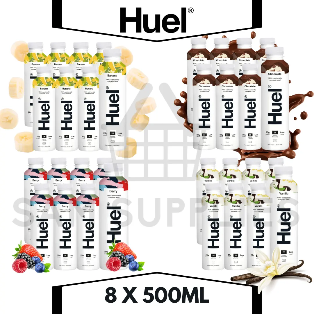 Huel Ready-to-Drink 8 X 500ML Bulk Pack Protein Drink