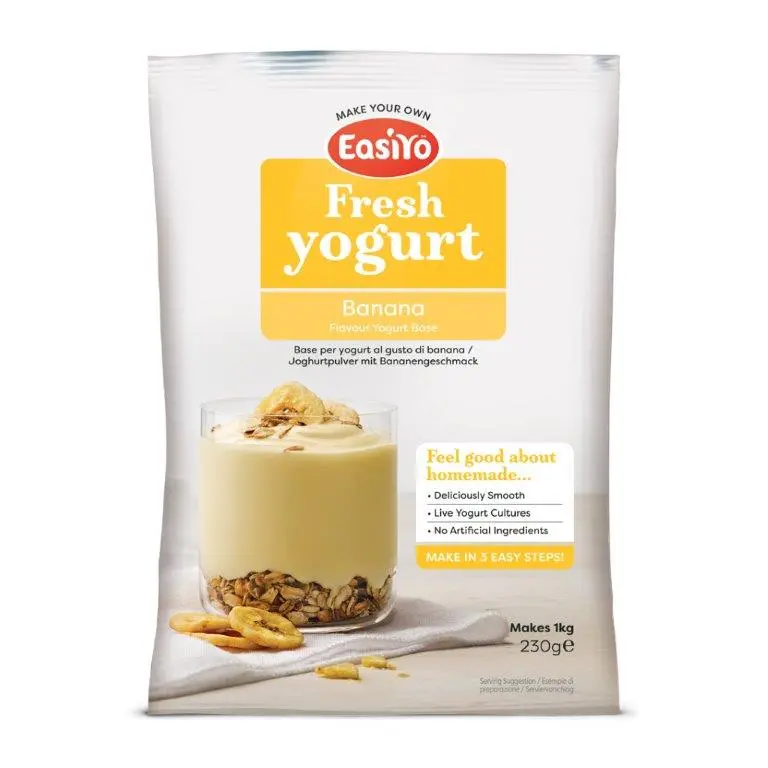 Banana EasiYo Yogurt Sachet Pack Makes 1KG | EasiYo Yoghurt Mix