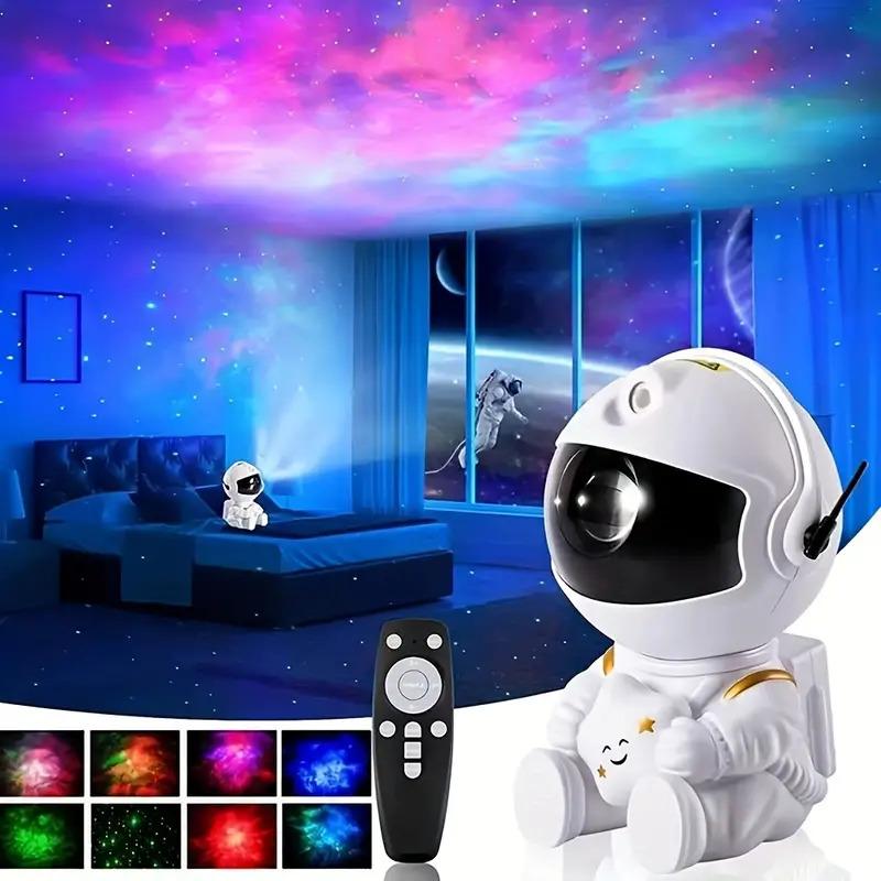 Astronaut Robot Star Projector Galaxy Night Light with Remote Control and Timer - Audio, Game - affordable for bedroom 5
