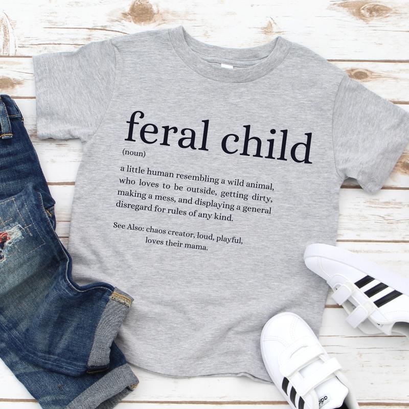 Feral Definition Kids Tee 2