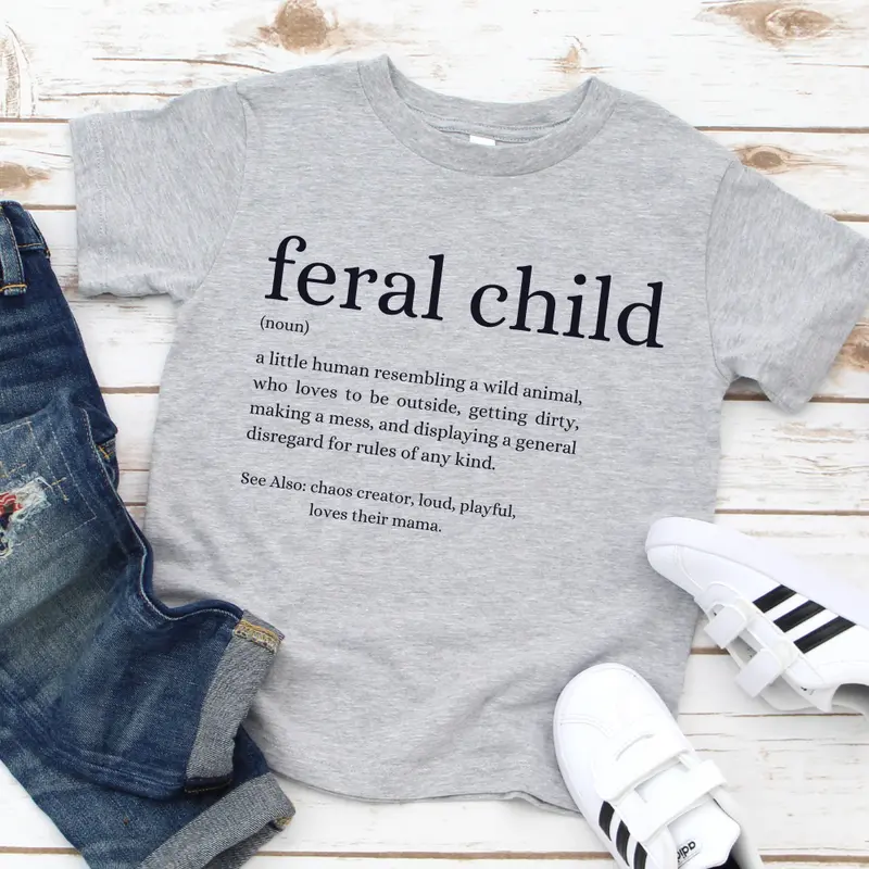 Feral Definition Kids Tee 2