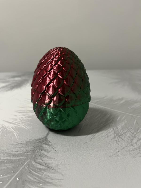3D Printed Dragon Egg with Baby Dragon Toy - Collectible Fantasy Sci-Fi Toy 6