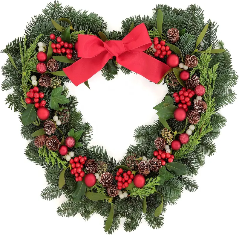 Decorative Christmas Berries - 160 Pcs Artificial Holly Berries for Wreath Making and Table Decorations - Fruit Pack Room Plants Ornaments 6