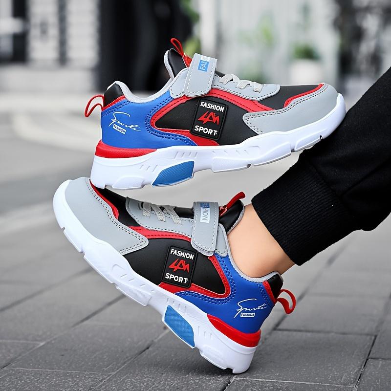 Product Introduction of Boys' Fashion All-Season Breathable Sneakers - Durable, Non-Slip Running Shoes for Youngsters with Easy Closure 4