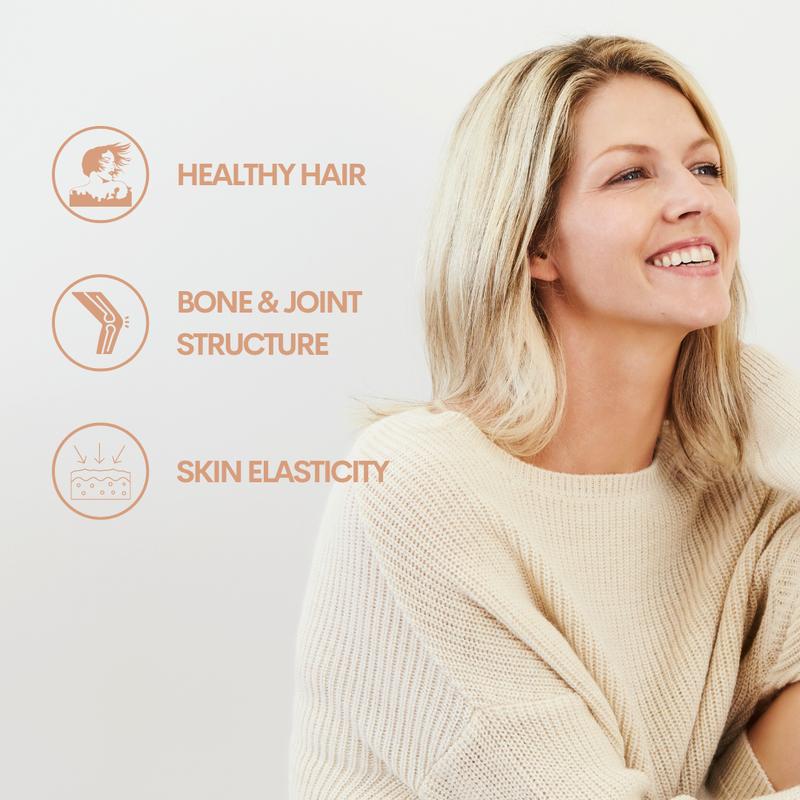 Collagen Powder Unflavoured Collagen Peptides with essential Vitamins (Hyaluronic acid, Biotin, Vitamin C, B12, etc) Tasteless easy dissolving formula 4