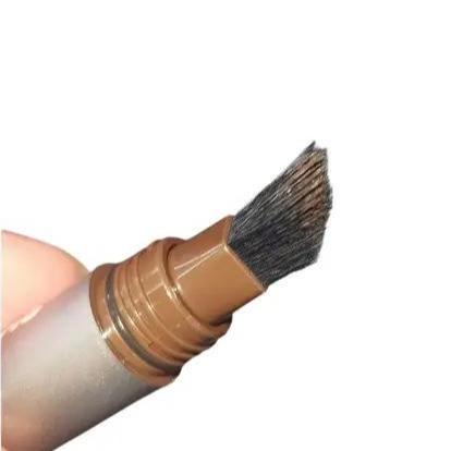 SHEGLAM Brow-Fection Angled Brush & Dip, For Sparse Brows, Hair-Like Strokes Liquid Eyebrow Gel Pen, Easy Coloring, Long-Lasting, Quick-Drying, Natural Shaping, Outlining & Filling Eyebrow Cosmetic Makeup, Aubrun strong 9