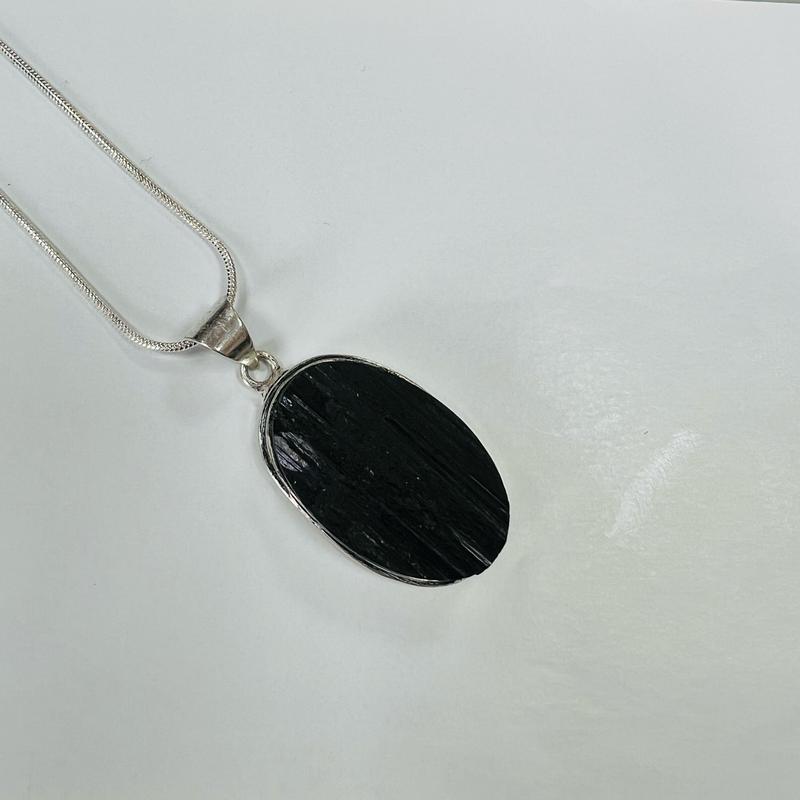 Raw black tourmaline necklace ,raw crystal healing Jewellery, Gift for Him, Gift For Men, Gift For Her 3
