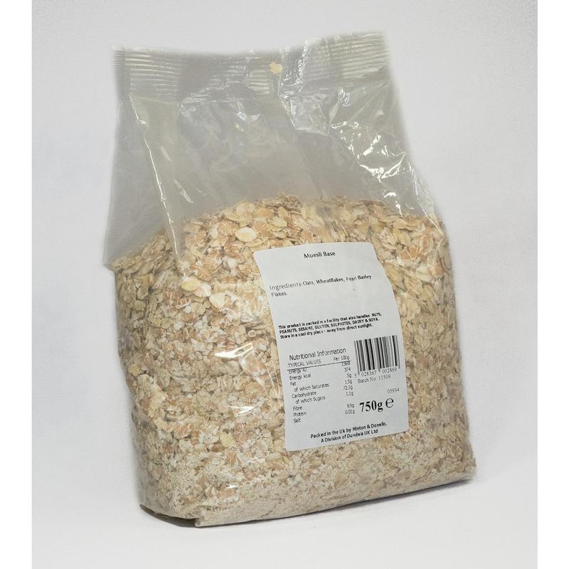 Muesli Base 750g - Seaford Wholefoods 1