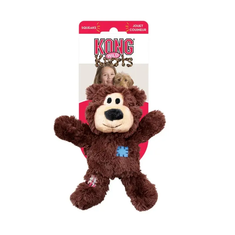 KONG Wild Knots Teddy Bears – Cuddly, Durable Dog Toys 2