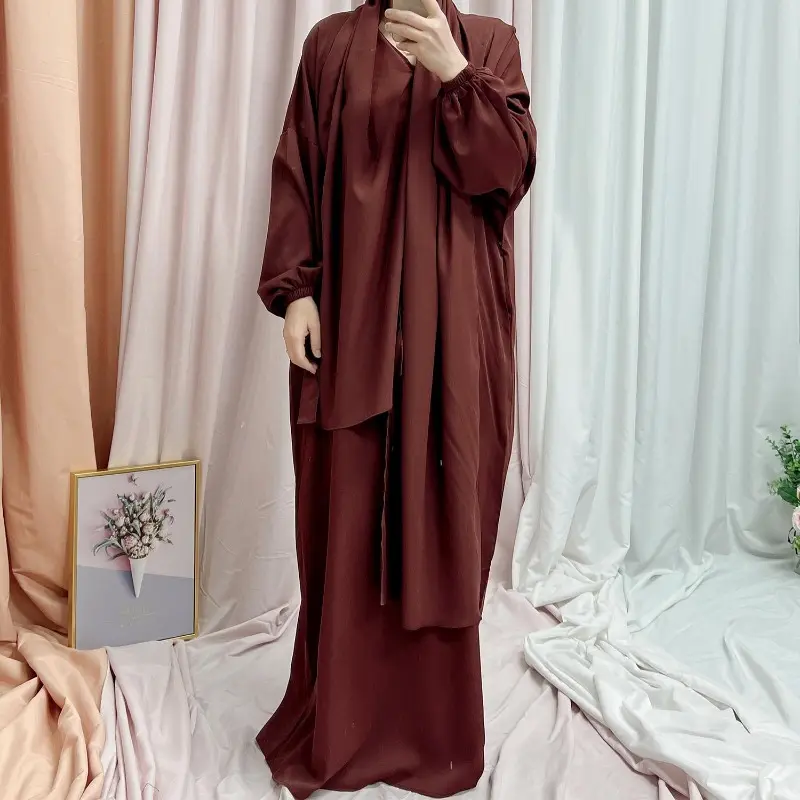New hooded dress LR499 hoody abaya 4