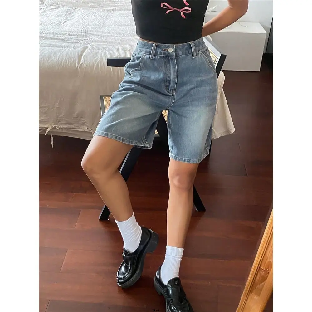 Shorts Lightning DAZY Women's Whisker Straight Half Denim