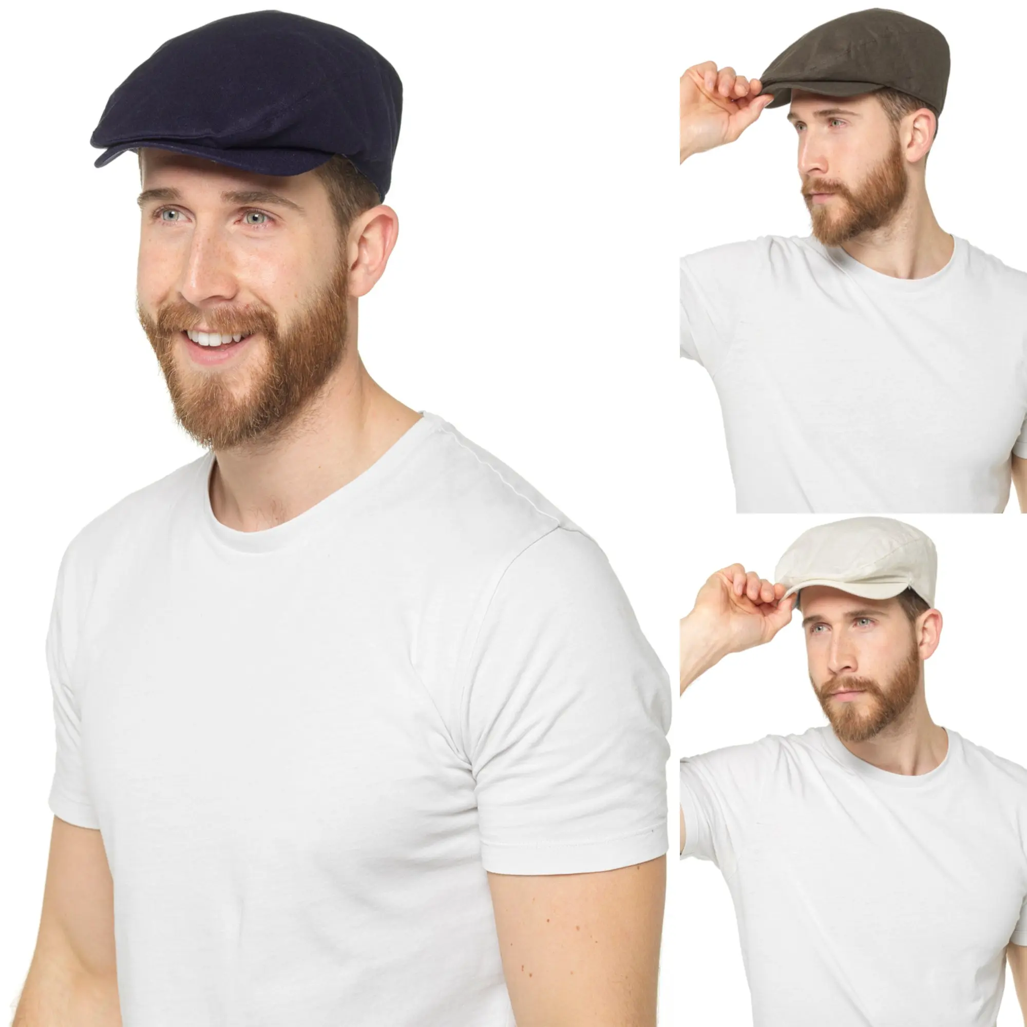 ButtonFresh Tom Franks Linen Cap - Baket Boy Hat - Classic - Menswear - Menswear - Accessories - Hats