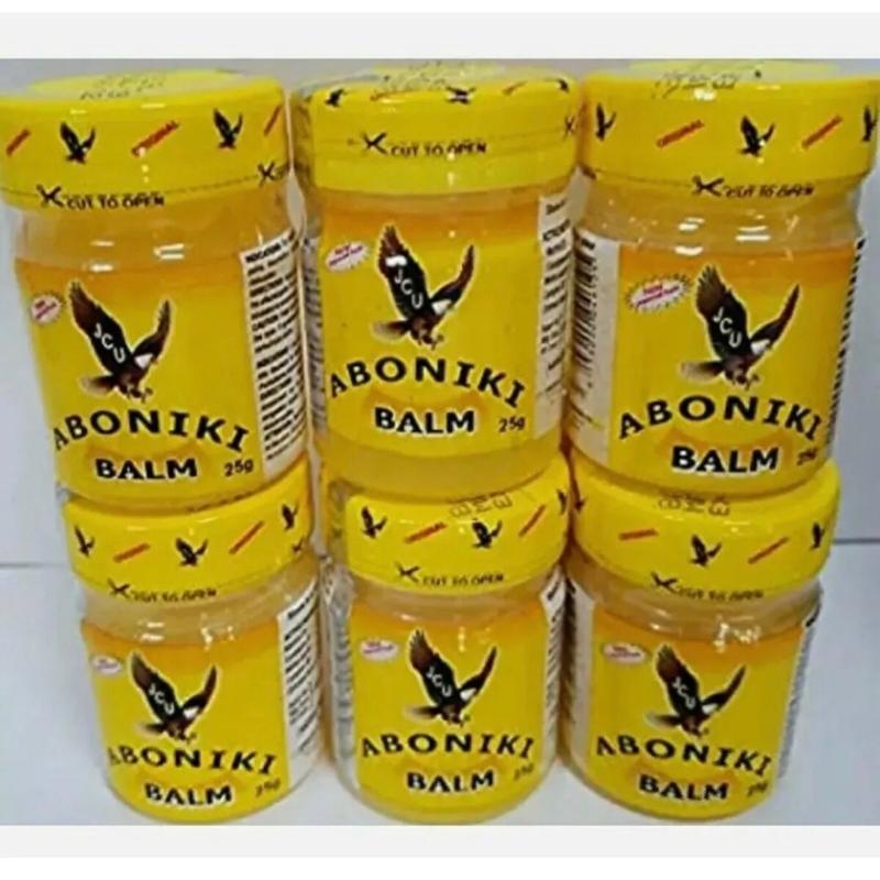 Aboniki Balm for Muscle Relief and Pain x 3 Eucalyptus Comfort Body Care Oil Blend 7