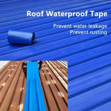 Roof waterproof tape, waterproof material, suitable for metal surfaces, roofs, and iron sheets to prevent water leakage 3