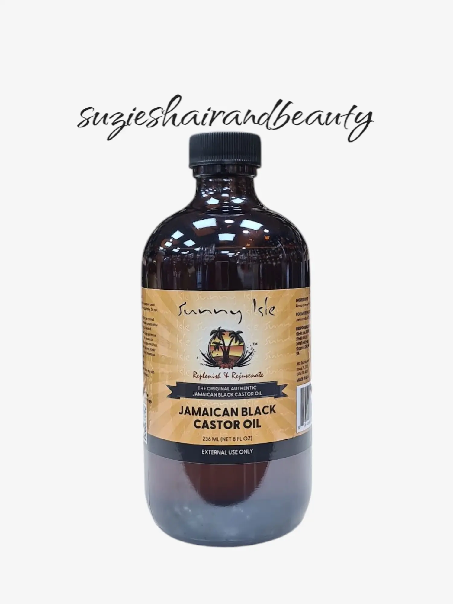 Sunny Isle Jamaican Black Castor Oil Original 236ML & 118.2ML - Hair Care Body Care