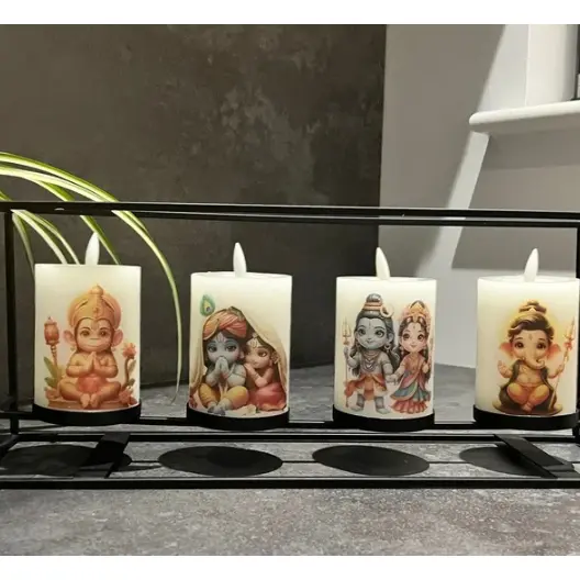 Adorable Deity LED  Candle Set