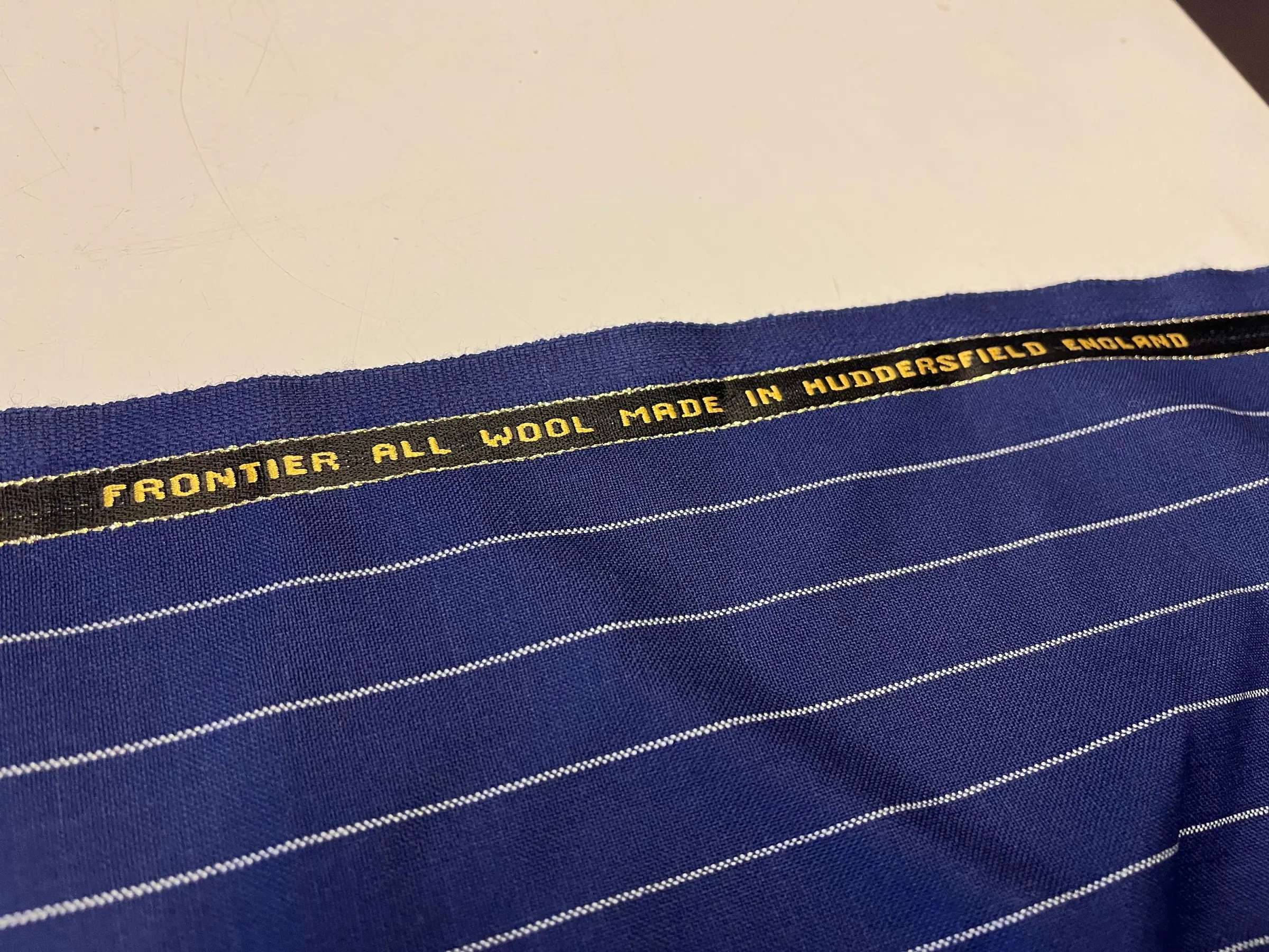 NEW High Class Frontier All Wool Made In Huddersfield England Suiting Fabric