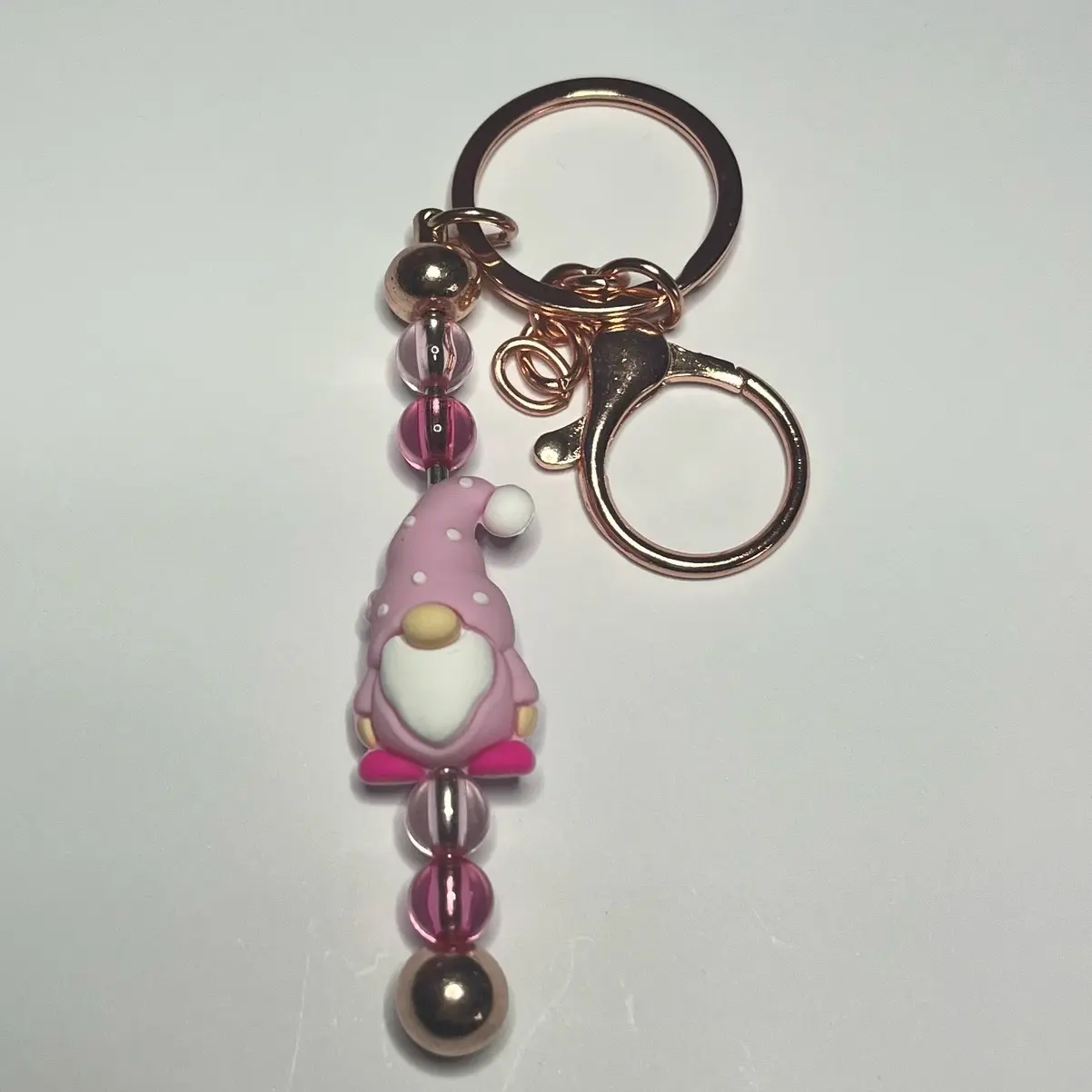 Handmade Silicone Gonk Key Chain - Pretty  Design for Elegance and Practicality