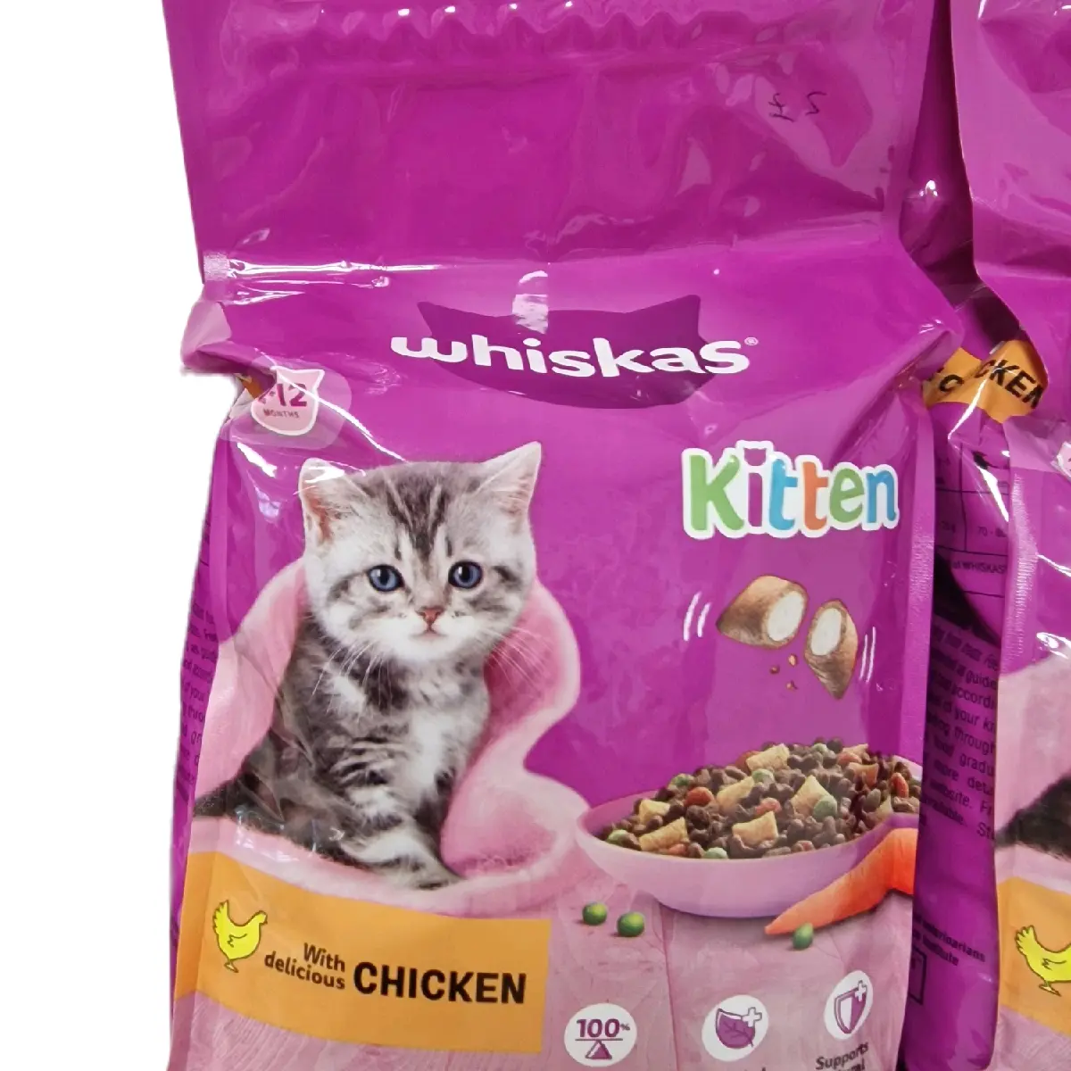Whiskas Kitten Chicken 1.9kg - High in Protein and Vitamins