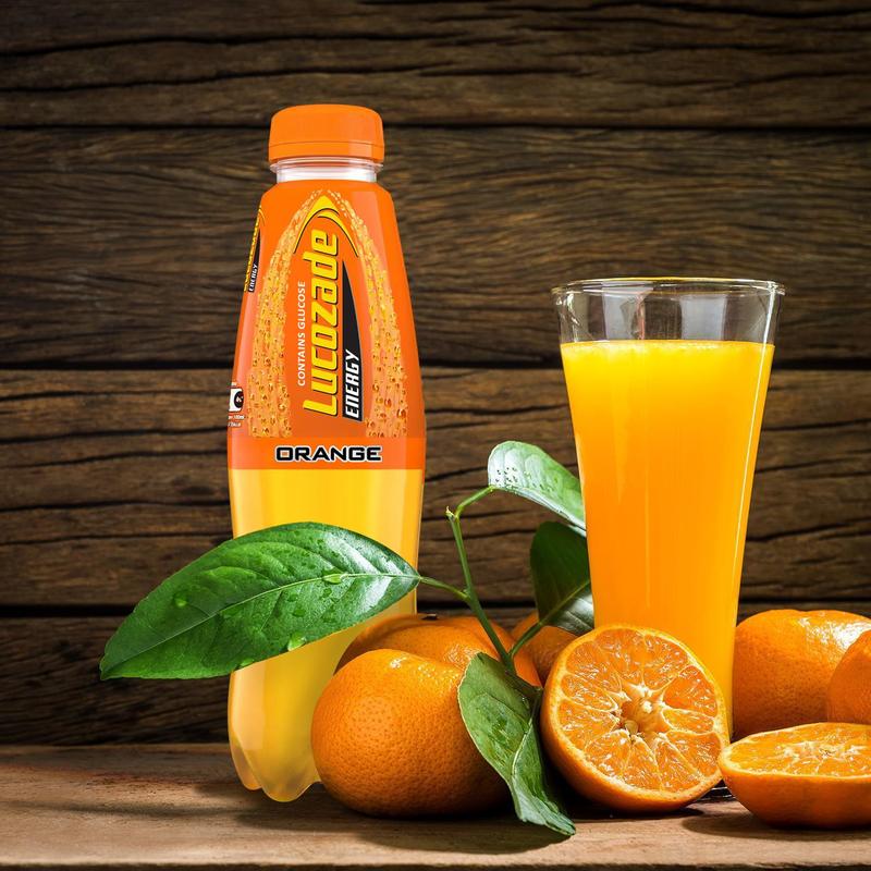 Lucozade Energy Sparkling Orange Glucose Drink with Sugars and Sweeteners 380ml, 8 Bottles 2