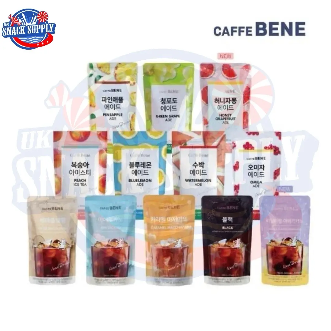 Caffe Bene Pouch Drinks | Multiple Flavours | 190ml | TIKTOK VIRAL KOREAN NEW Coffee Beverage