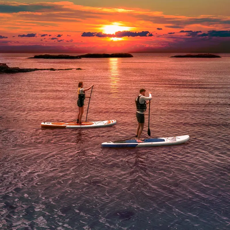 AquaTec Inflatable Paddle Board - Lucia [Intermediate] & Cruiser [Pro] Paddleboards - Perfect for Flat Water & Small Waves 2