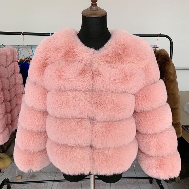 Product Introduction of [2024]Women faux Faux Fur Coat Autumn Winter High Quality Faux Fox Fur Coat fluffy coat fury elegant faux furr 7xl plus size women clothing1 4