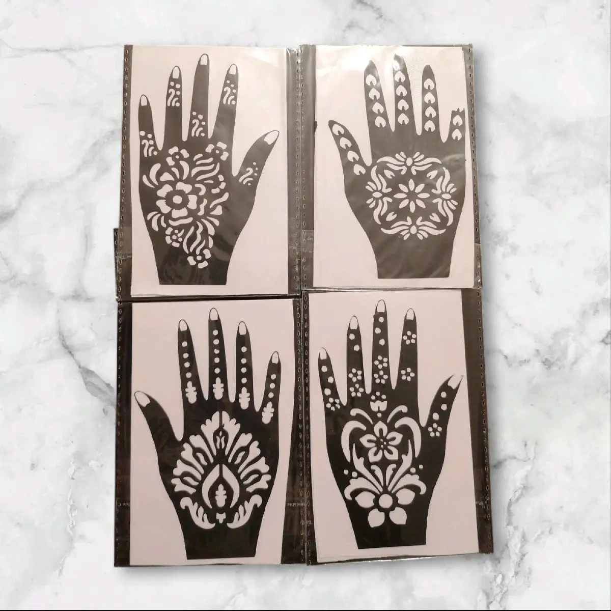 2 Tattoo Stencils - Non-Toxic Ink - Safe and Fun Way for children under 5y to Express Themselves