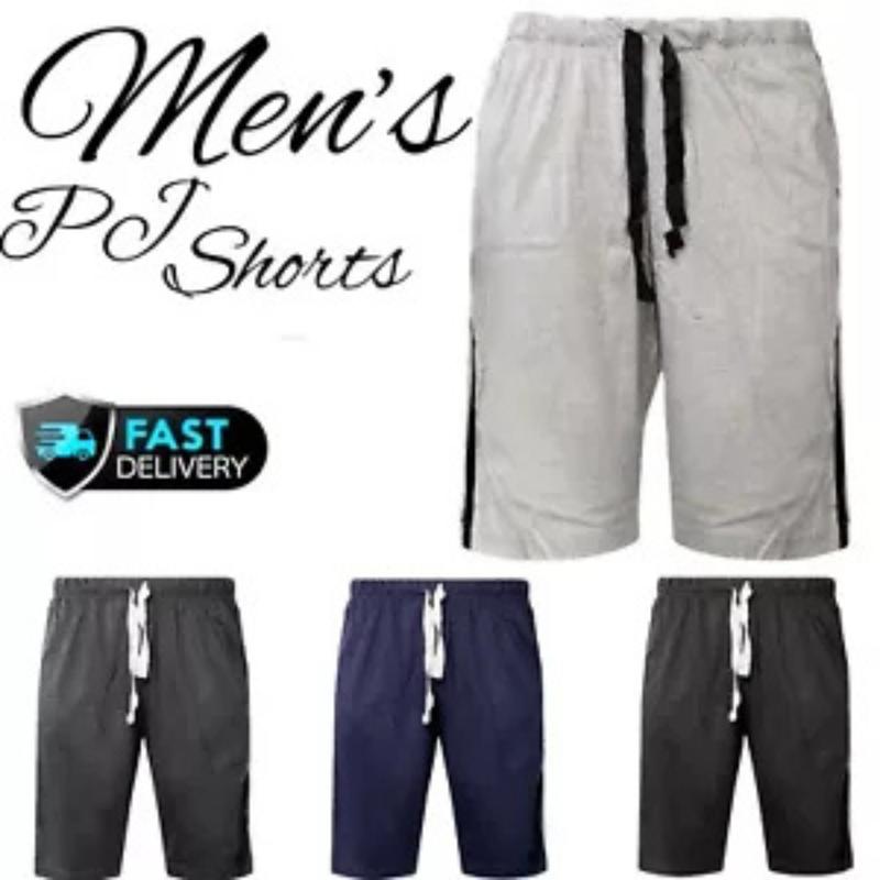 Men's PJ Shorts Lounge Wear Adults Cotton Comfy Sleepwear Bottoms Pyjama Pants Casual Loungewear Menswear Pajamas 1