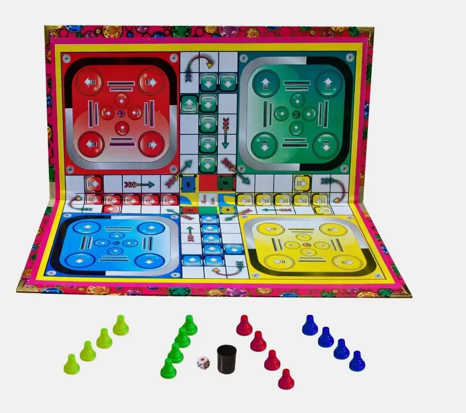 Ludo Board games for Adults Traditional Classic Modern Fun Board Star Game Large