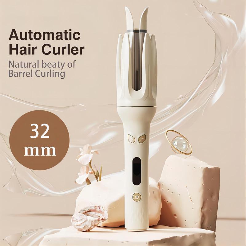Automatic Hair Curling Iron, 32mm Hair Curler, Negative Ion Automatic Hair Hair Curl Wand, 3 Modes Temperatures Curling Iron for Women, Hair Styling Tools for Home, Back To School, Hair Curler 5
