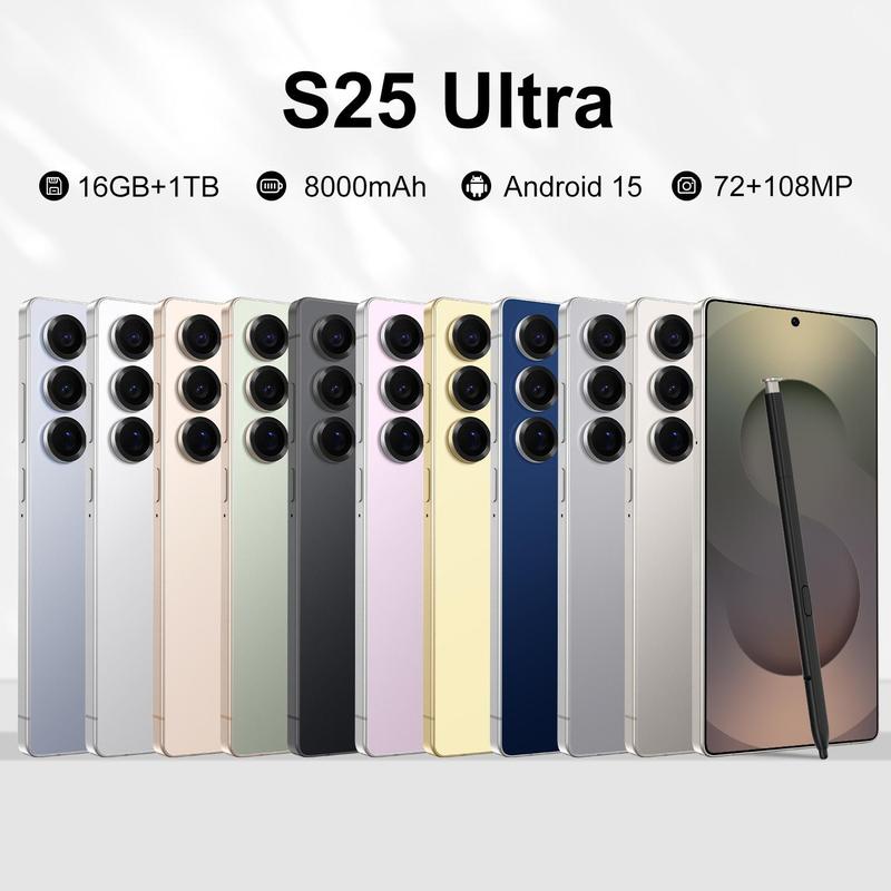 S25 Ultra 5G smartphone 7.3 inch Android phone Dual SIM camera card 3