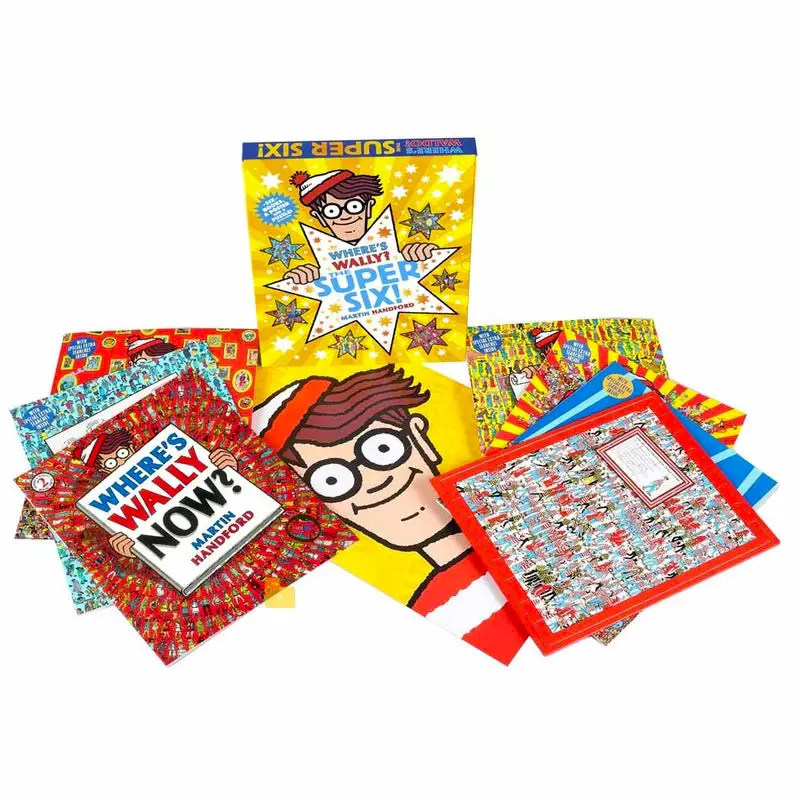 Where's Wally? The Super Six Collection 6 Books Box Set by Martin Handford 1