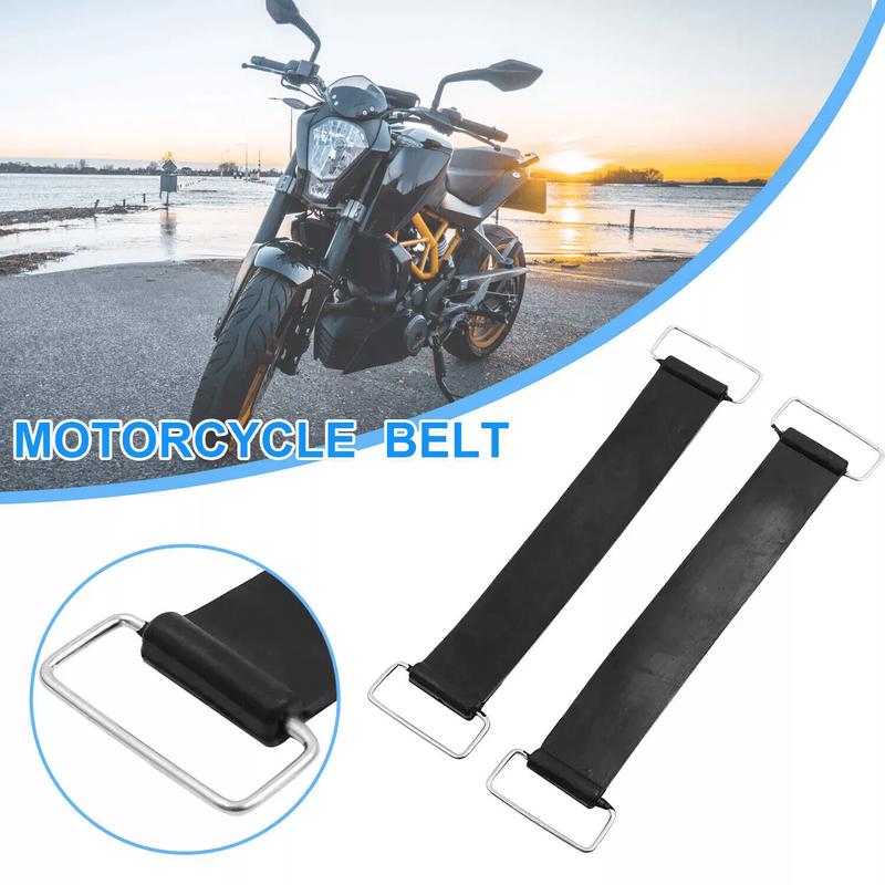 Battery Rubber Band Strap Fixed Holder Bandage Belt Stretchable For Motorcycle. 5