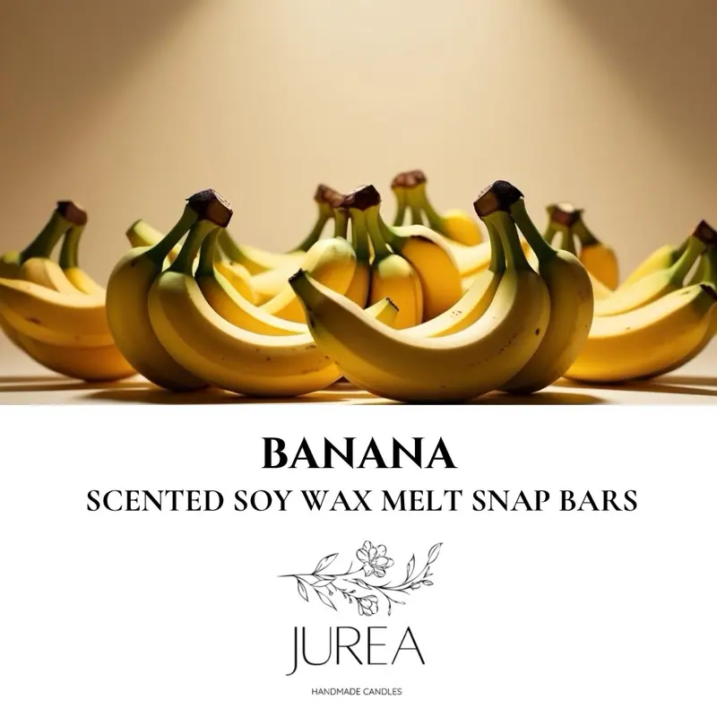 BANANA Highly Scented Soy Wax Melt Snap Bars - 50g Aroma handmade