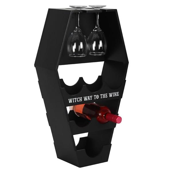 Coffin Wine Shelf Shaped Utensils 1