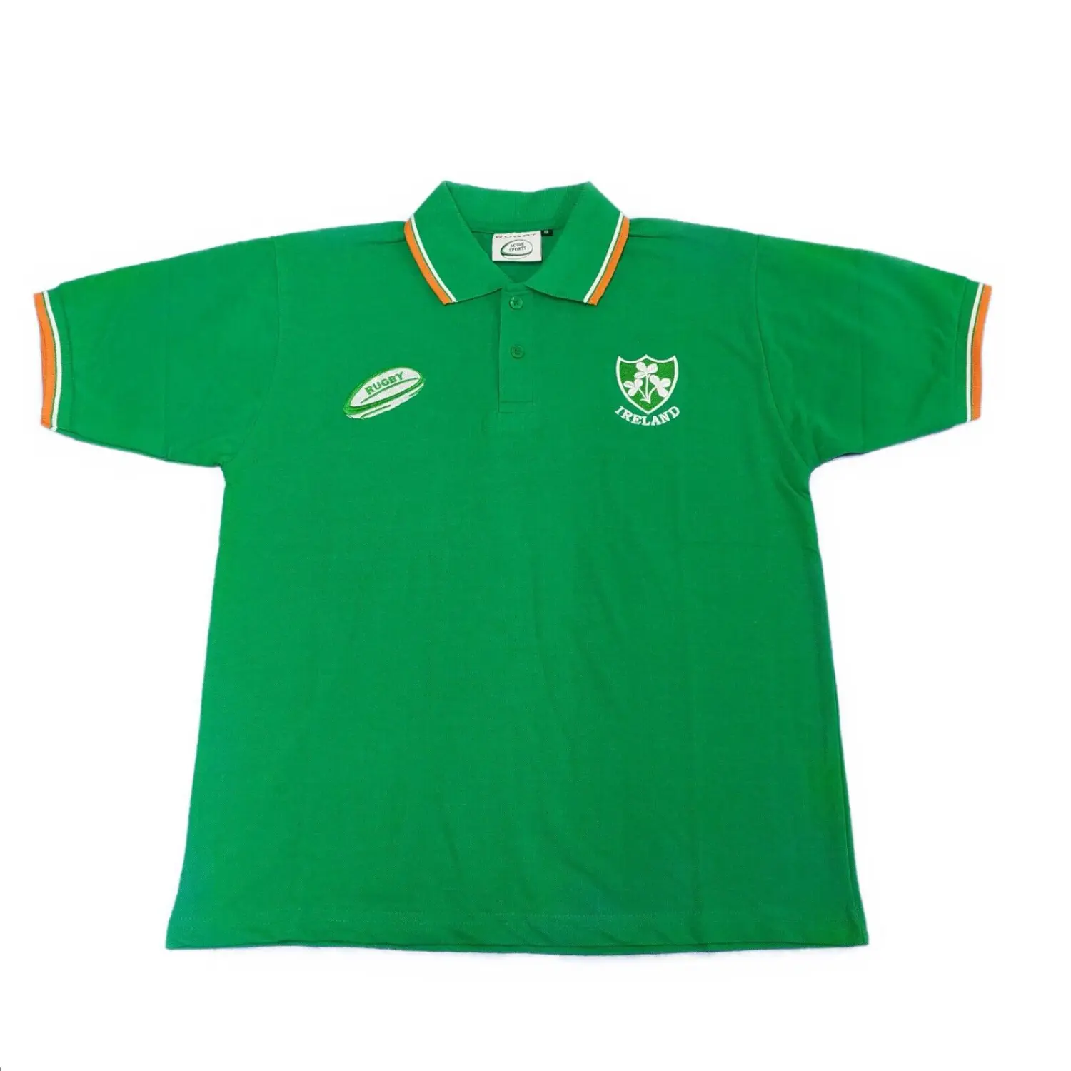 Irish Rugby Ladies Polo Shirt Short Sleeve rugby shirt Ireland Rugby team Top Womenswear Collar Embroidered