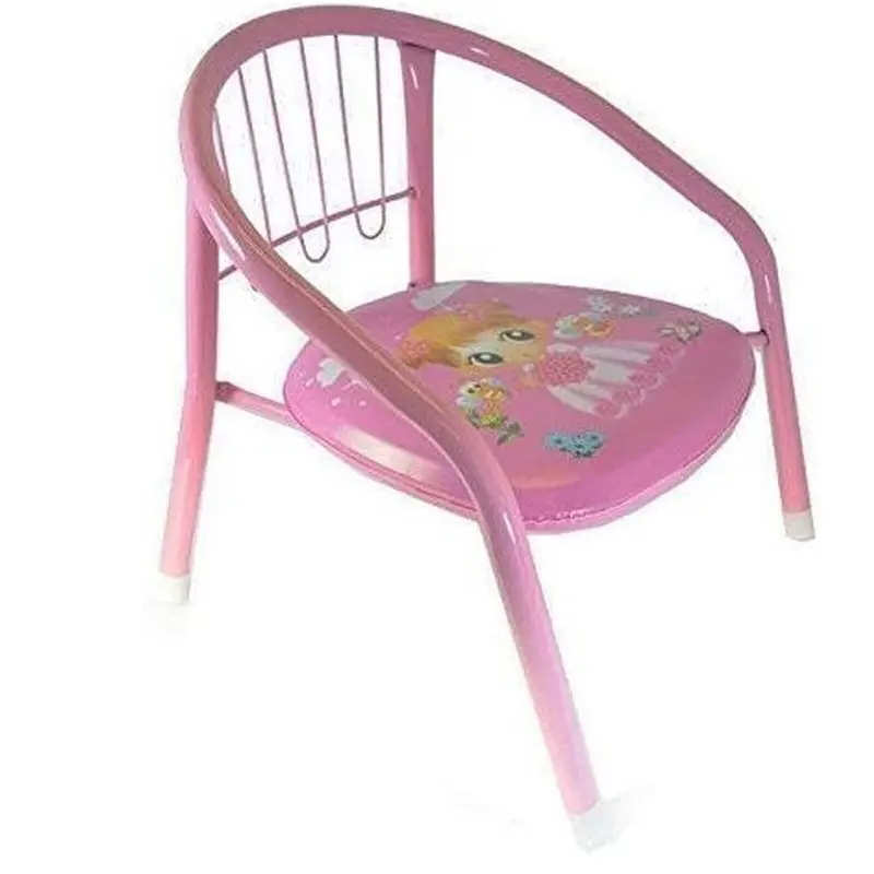 Kids Chair Sturdy Metal Indoor Outdoor Children Toddler Child Chair Seat 3