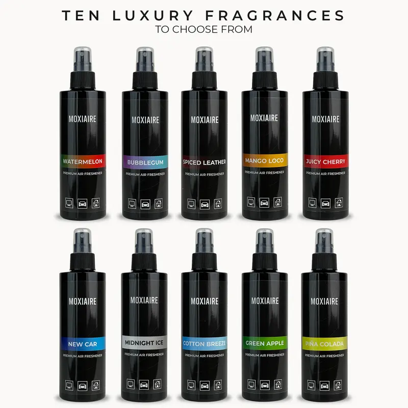 Premium Trilogy Set (Add 3+ Bottles To Cart) - Create Your Own Air Freshener Bundle - Long-Lasting Luxury Fragrance - Luxury Air Fresheners - Room Spray - Scent For Car, Home and Office - 10 Scents To Choose From 2
