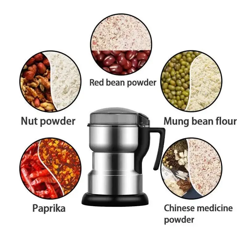 400W Electric Coffee Grinder Grinding Milling Nut Bean Spice Matte Blade Blender 3