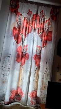 Product Review of Floral & Swan Print Curtain, 2pcs Modern Rod Household Curtains, Room Decor, Bedroom Decor, Christmas Gifts, Christmas Decorations, Room Accessories from 💜**️ 0