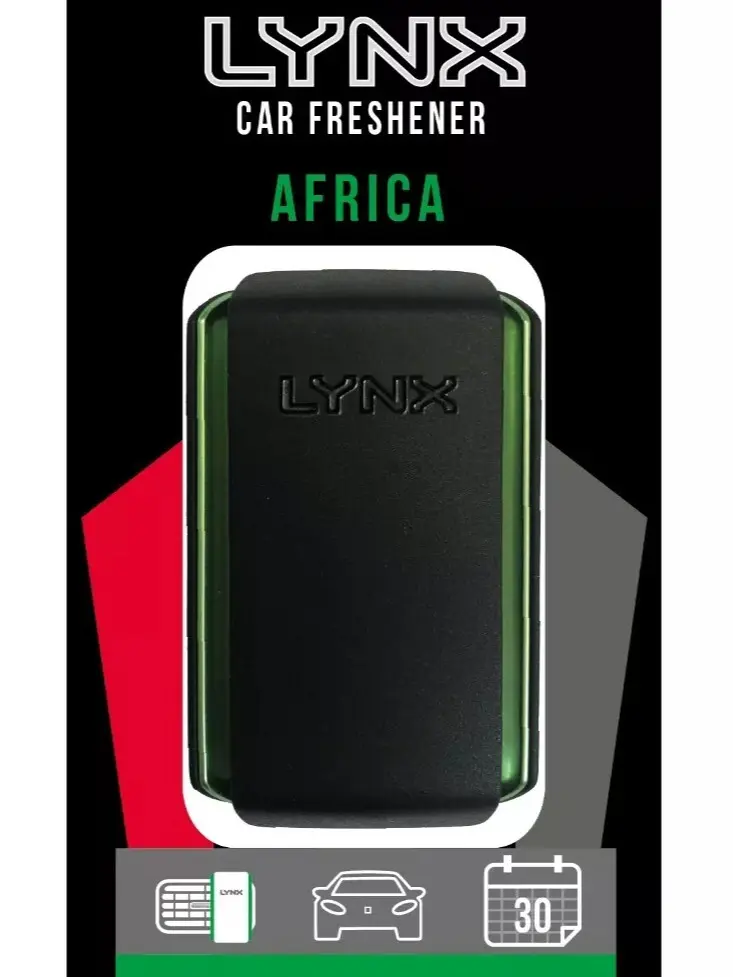 Car Vent Clip Air Freshener - Africa Fragrance Scent - Anti-Bacteria & Anti-Allergy