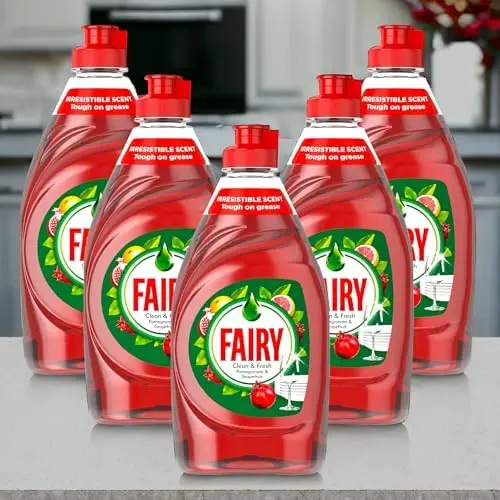 5x Fairy Washing Up Liquid Pomegranate & Grapefruit 320ml