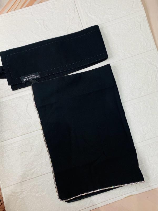 Product Introduction of Niqab for Women - Medium Size with Stones on Border 5